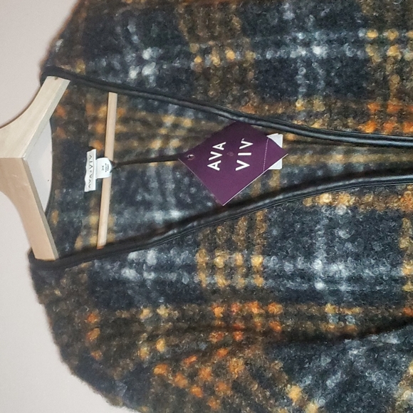 Ava & Viv Plus Size Cozy Overcoat - Picture 3 of 5